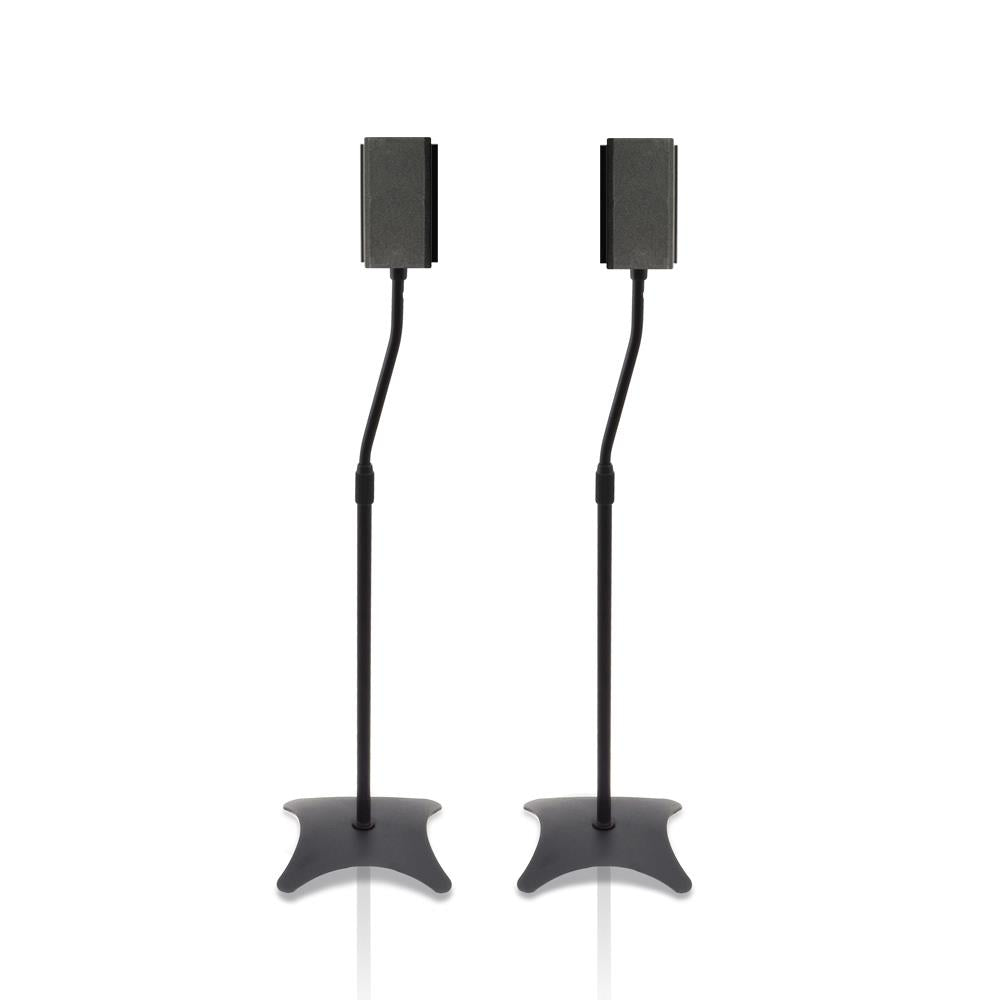 Dual Universal Speaker Bracket Stands - Adjustable Wall Mount for Bookshelf & Surround Sound Speakers | Perfect for Home Theater, Gaming & Studio Setup