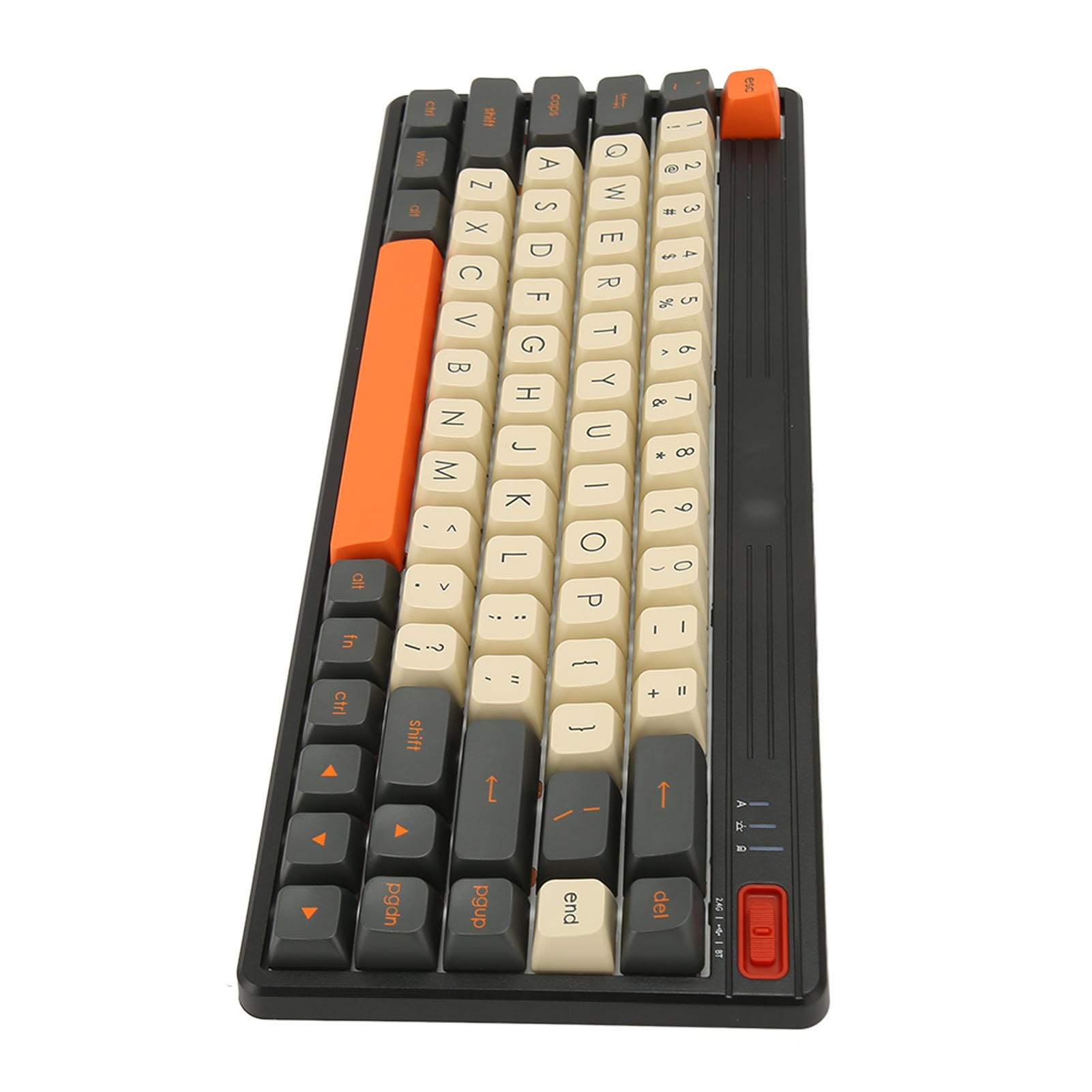 Plyisty Hot Swappable Mechanical Keyboard - RGB Backlit, USB Wired & 2.4G/5.0 Wireless, Compatible with Windows & Mac - Perfect for Gaming, Office Work & Typing