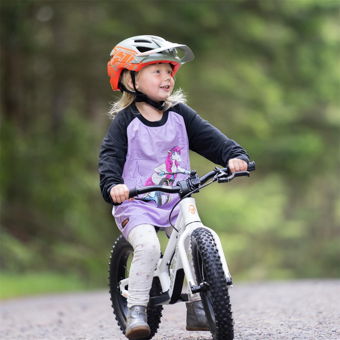 Kids Ride Shotgun Windproof Long Sleeve MTB Jersey - Durable Cycling Shirt for Boys & Girls - Perfect for Mountain Biking & Outdoor Adventures