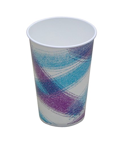 16 oz Stock Print Impact Cold Cup Paper - Case of 1200 Cups | Eco-Friendly Disposable Coffee & Iced Drink Cups for Restaurants, Cafes & Events