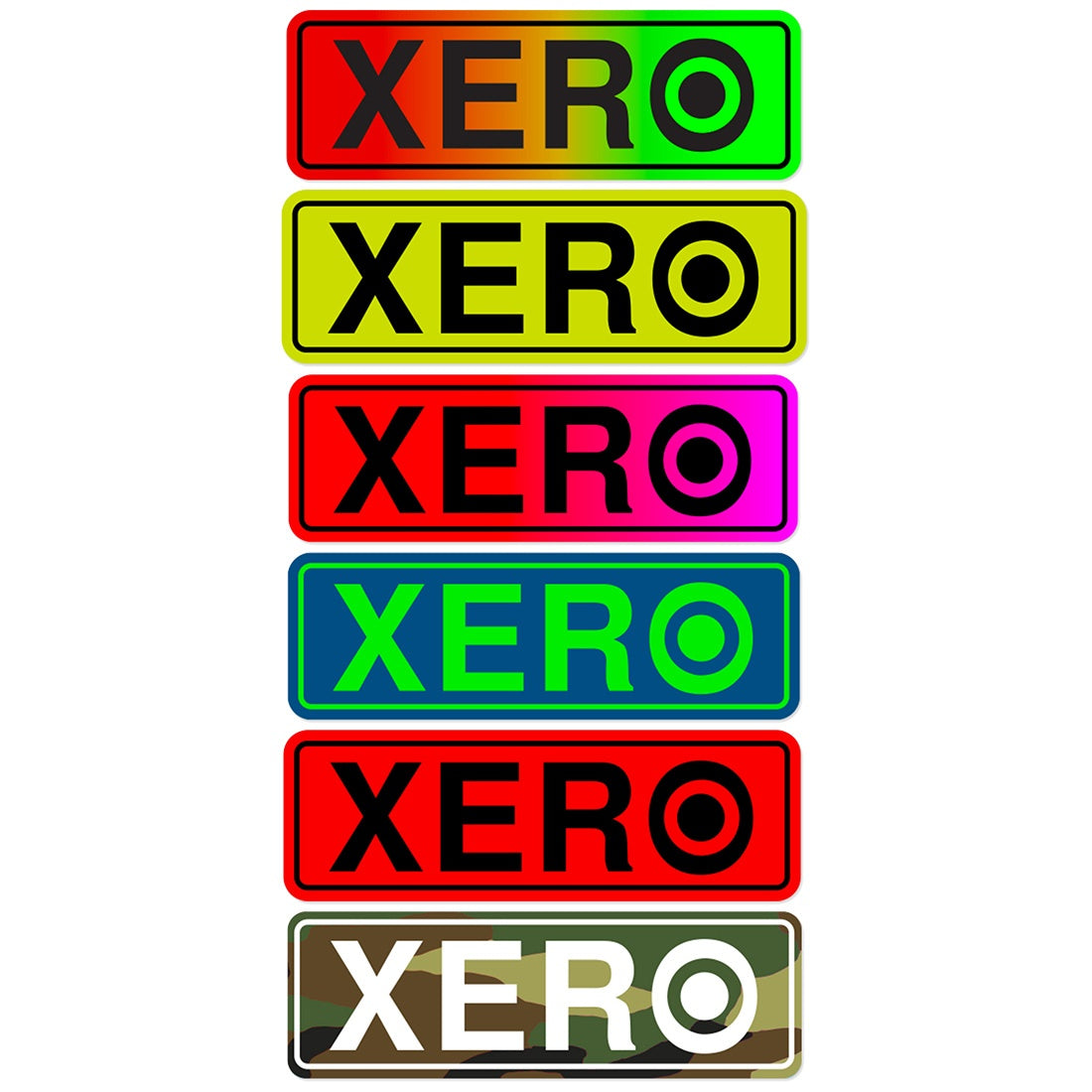 XERO Sticker 6 Pack