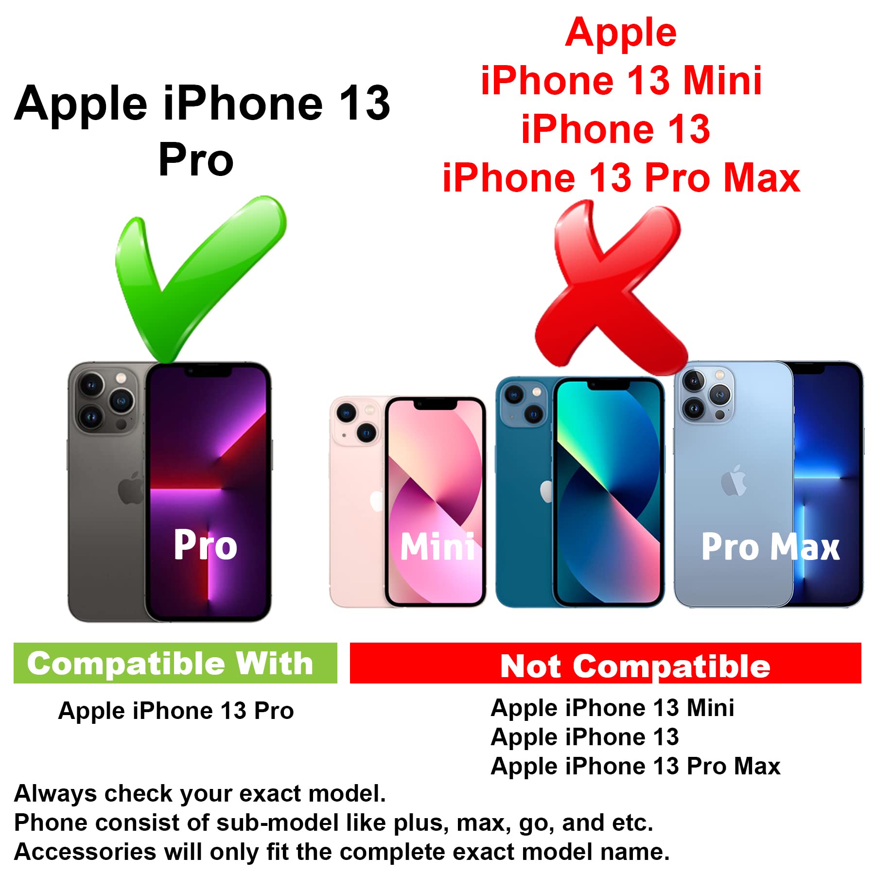 VIBECover Slim Case for Apple iPhone 13 Pro - Flexible TPU Protective Cover with Pink Ribbon Design | Perfect for Everyday Use, Work & Travel Protection