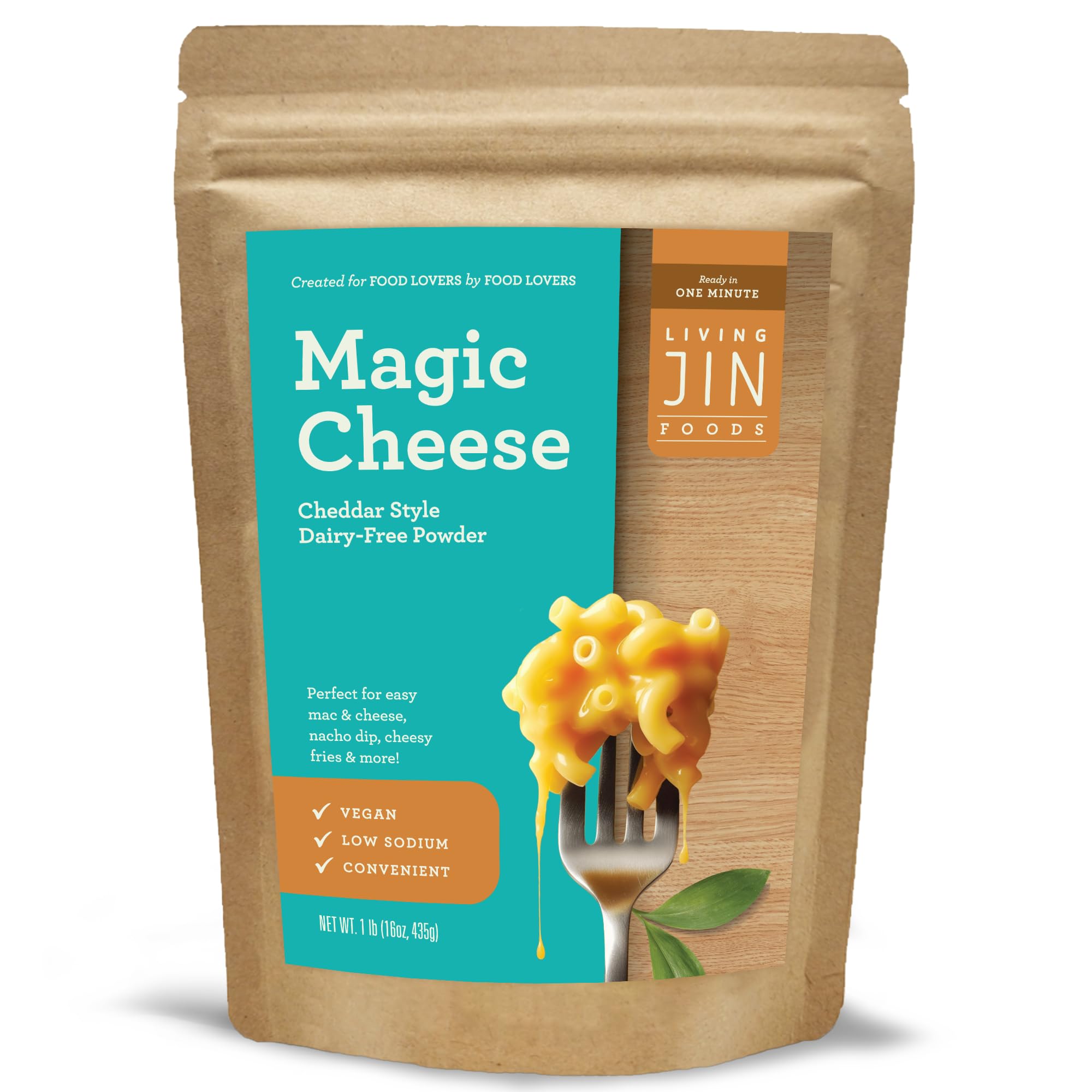 **Vegan Cheese Powder - Dairy Free, Plant Based Cheddar Flavor (16oz) | Makes 43oz Vegan Cheese Sauce for Mac & Cheese, Nachos, Dips & More | Perfect for Vegan Cooking, Baking & Snacks**