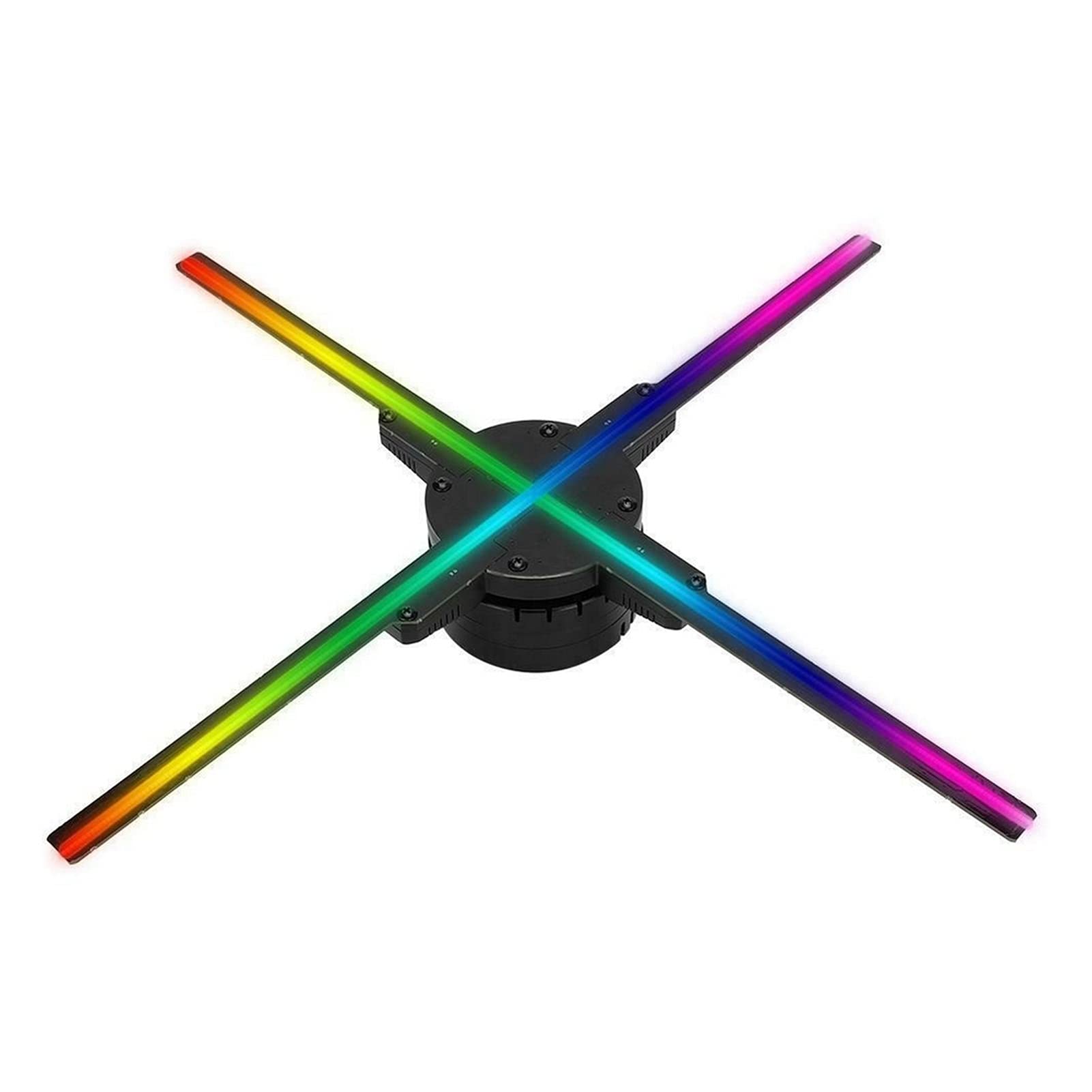 3D Hologram Fan Projector - WiFi Enabled 56CM Holographic RGB LED Display for Parties, Advertising & Christmas Decorations | Rotating 3D Holograms for Events, Retail Displays & Home Decor