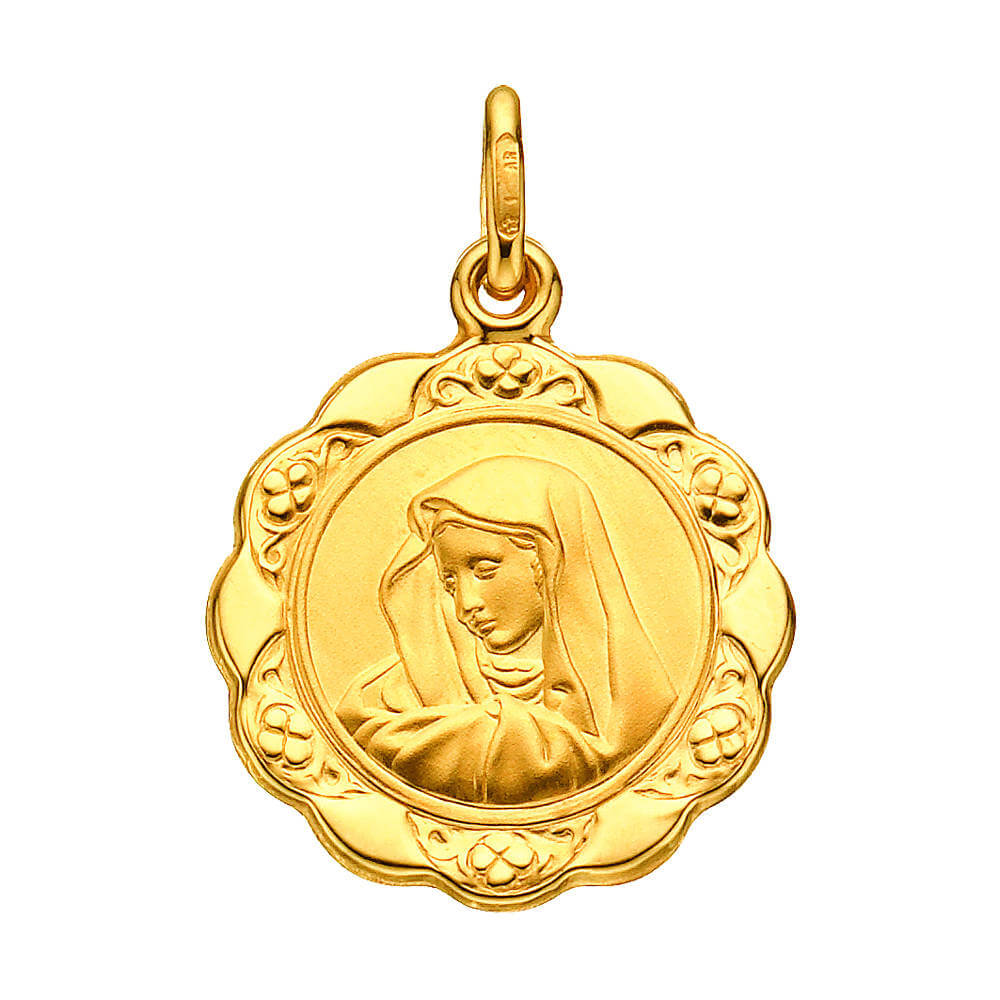9ct Yellow Gold 18mm Pendant Necklace - Elegant Jewelry for Women - Perfect for Gifts, Parties & Everyday Wear
