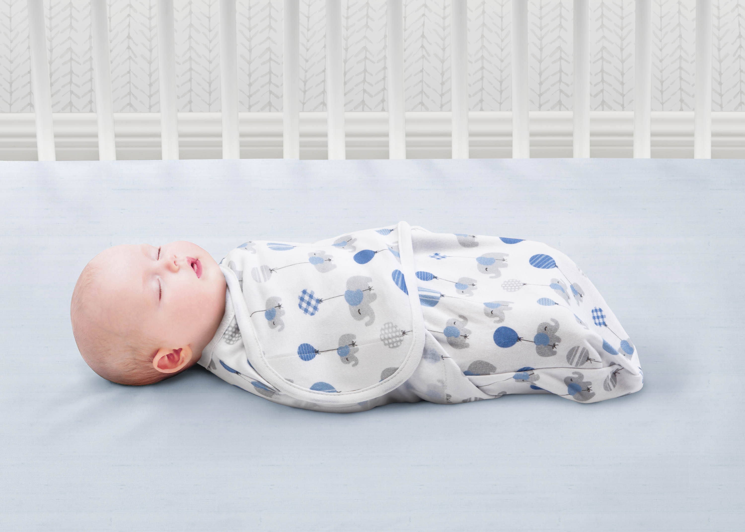 Little Lambs Adjustable Swaddle Wrap - 3 Pack for Newborns 0-3 Months (7-14 lbs), Soft Baby Swaddle Blankets for Comfortable Sleep, Perfect for Nursery, Daycare & Travel