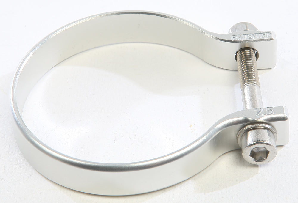 2.5 Inch Heavy Duty Silver Strap Clamp - Secure Pipes, Hoses & Cables - Perfect for Plumbing, Automotive & DIY Projects