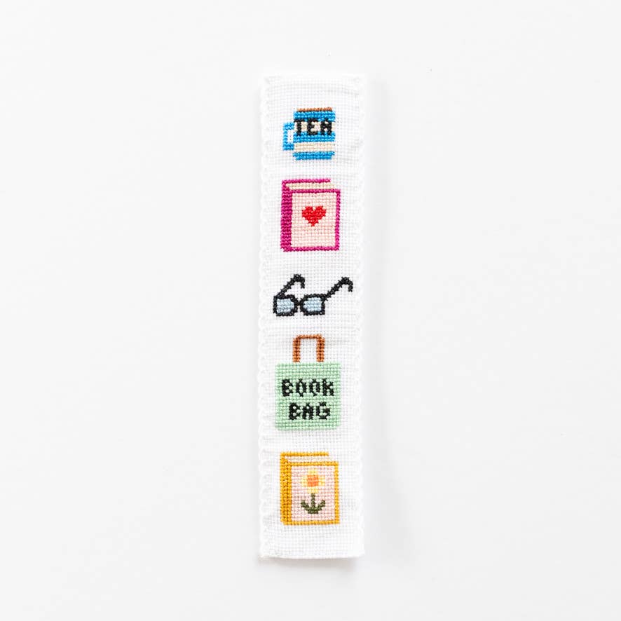 Cross Stitch Bookmark Kit for Book Lovers - DIY Handmade Bookmark Craft for Reading Enthusiasts | Perfect Gift for Bookworms & Reading Accessories