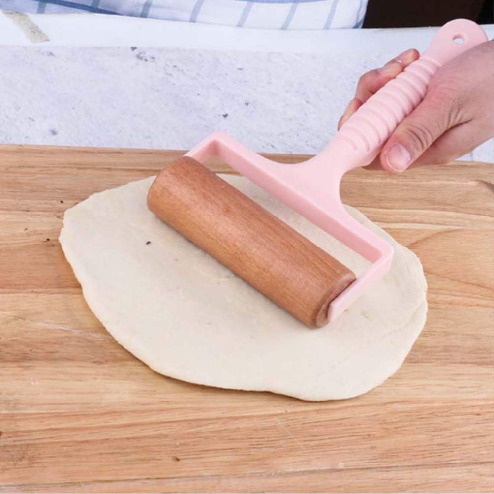 DOITOOL 2-Pack Wooden Rolling Pin for Baking - Hand Push Dough Roller for Cookies, Pie Crust & Pastry - Perfect for Home Bakers & Professional Kitchens