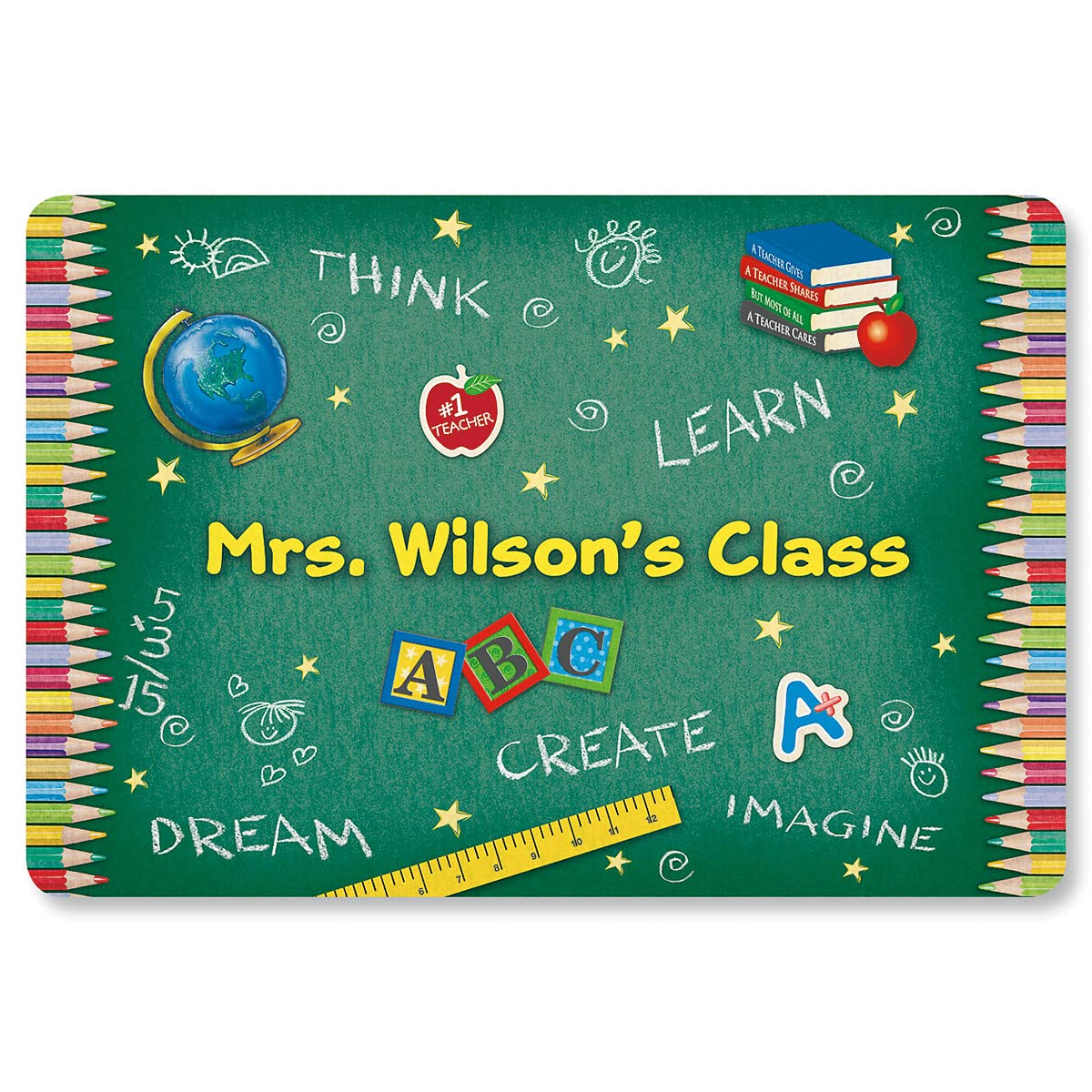 Personalized Teacher's Welcome Mat - 27