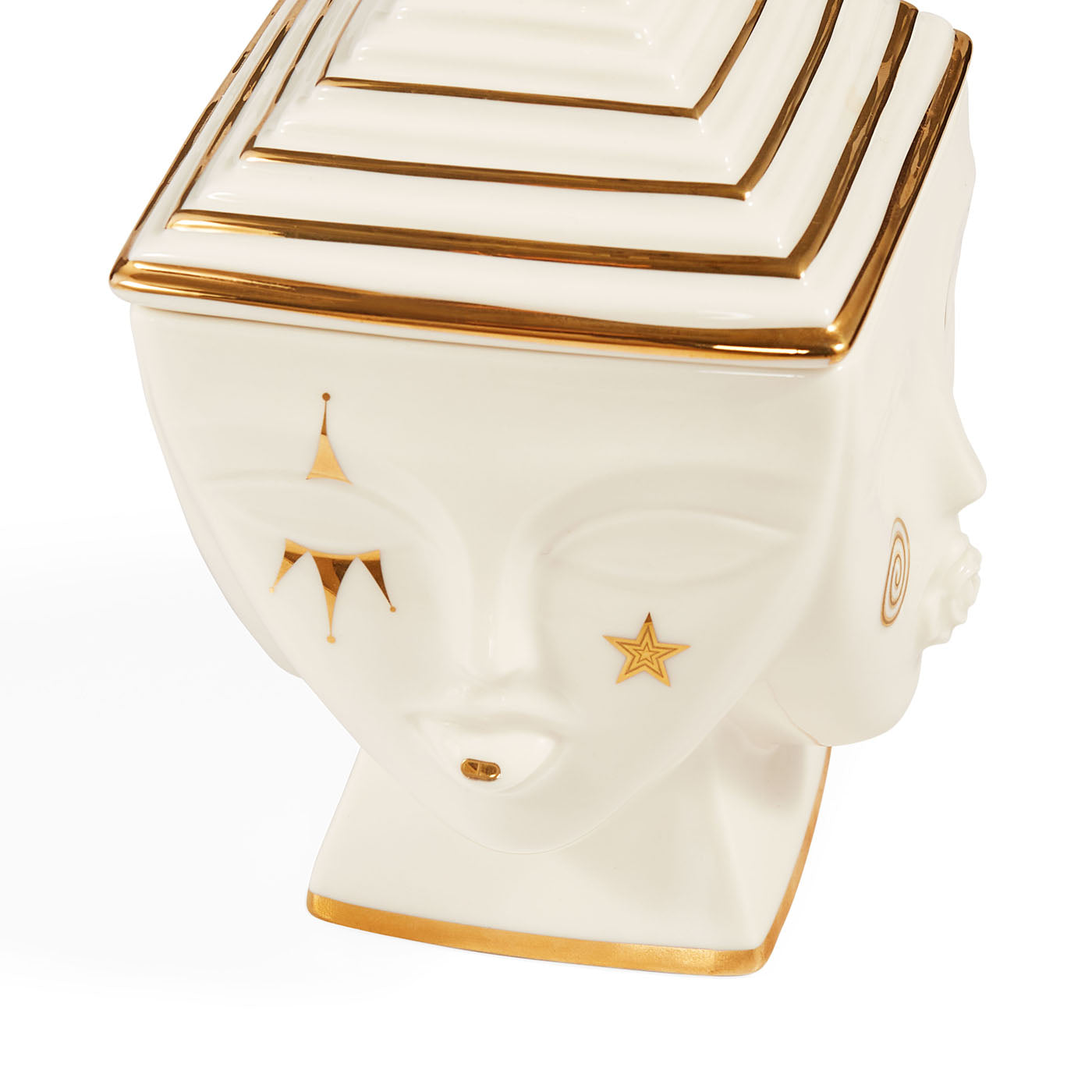 Elegant Gilded Masquerade Box for Venetian Party Decor - Luxury Jewelry Storage & Gift Box for Special Occasions