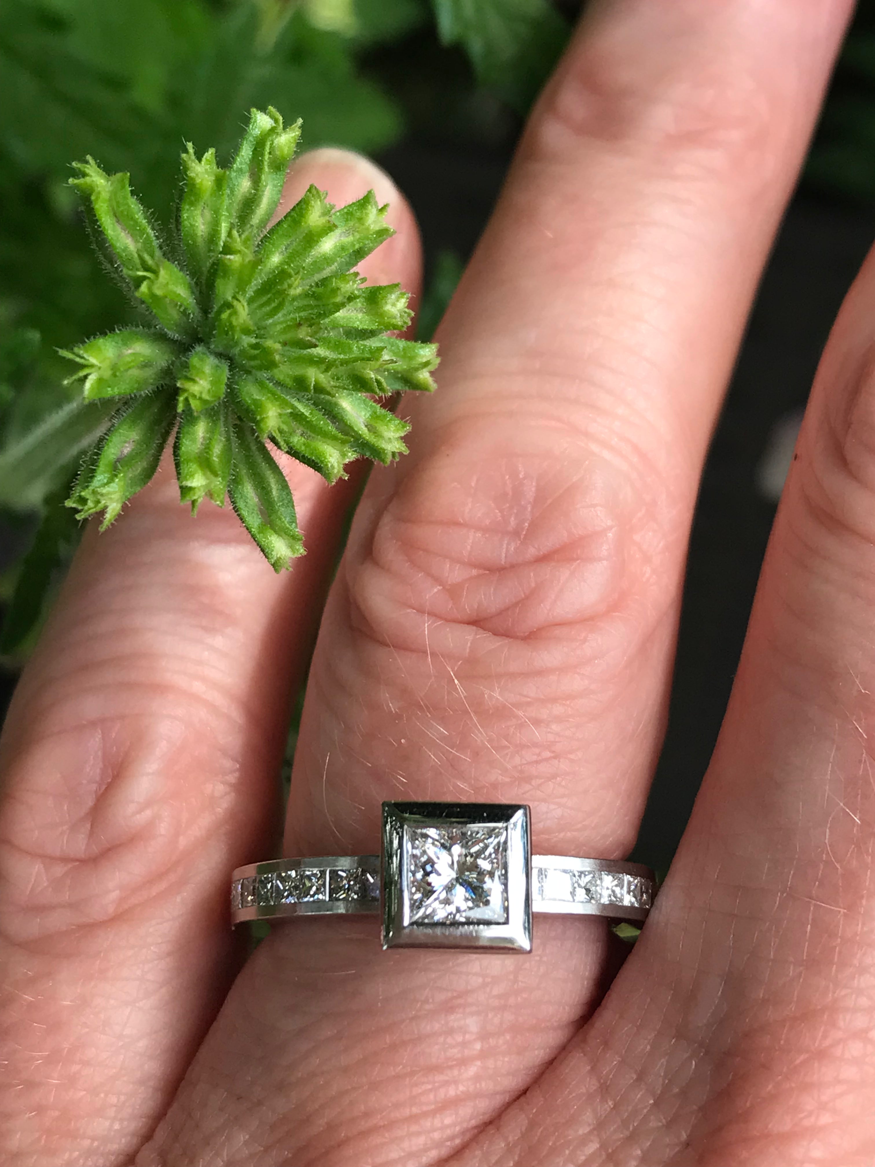 Henrich & Denzel Platinum 0.50ct Certified Natural Diamond Ring for Women - Elegant Engagement & Wedding Band for Special Occasions