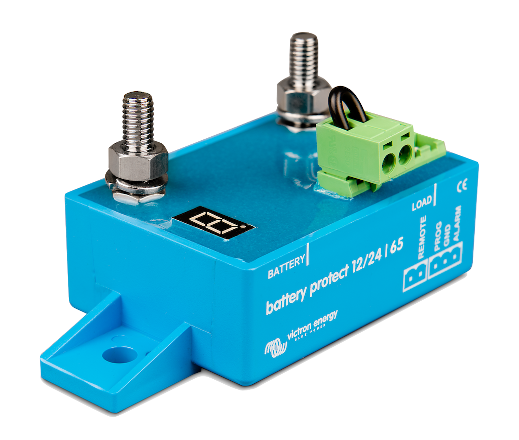 BatteryProtect 12V/24V 65A Low Voltage Disconnect Protection Module - Perfect for RV, Marine, Solar Power Systems and Off-Grid Applications