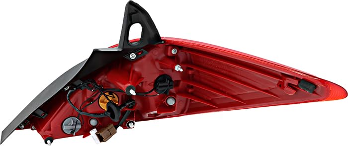 2007-2012 Nissan Versa Hatchback Tail Lights Pair - Left & Right Side Replacement Lamps - Perfect for Night Driving Safety & Car Restoration Projects