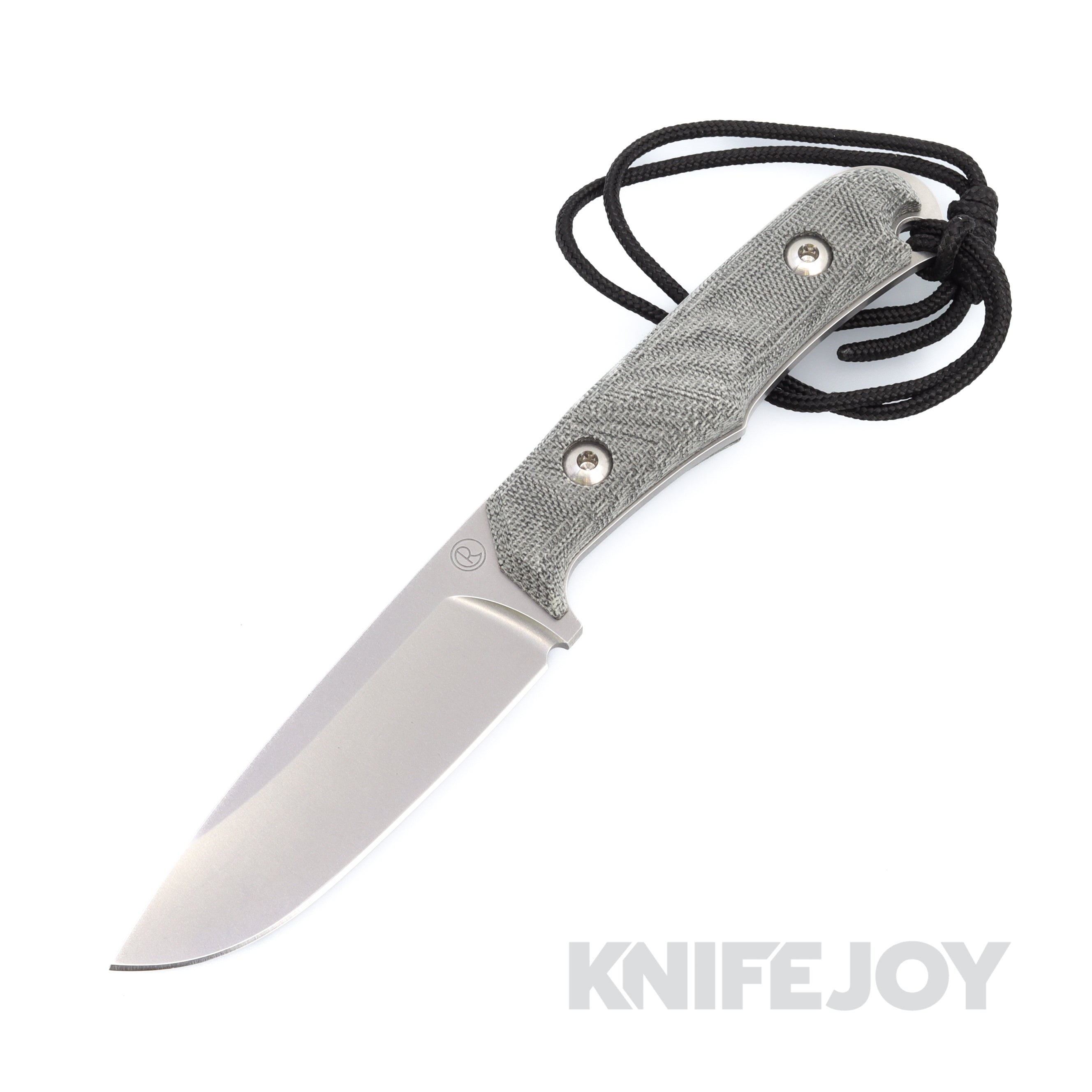 Chris Reeve Knives Backpacker Fixed Blade Knife - MagnaCut Steel Drop Point Blade with Black Canvas Micarta Handles & Kydex Sheath - Perfect for Camping, Hiking, and Outdoor Survival