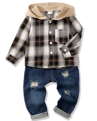 Hoodie Brown Denim
