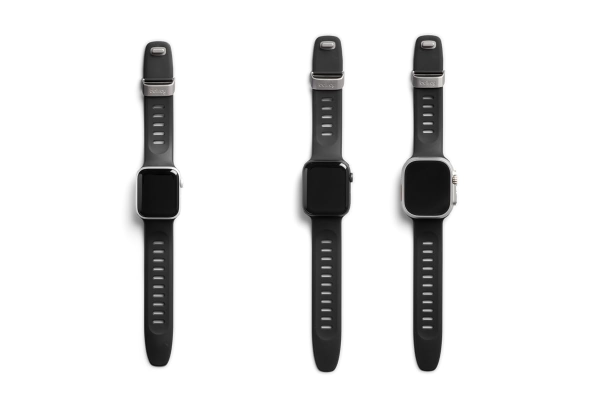 Bellroy Venture Watch Strap Large - Compatible with Apple Watch 42-49mm - Premium Leather Replacement Band - Chalk Color - Perfect for Outdoor Adventures & Everyday Wear
