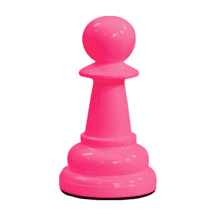 12 Inch Giant Fiberglass Chess Pawn - MegaChess Custom Game Piece for Outdoor & Indoor Chess Sets - Perfect for Gardens, Parks, and Large Chess Boards