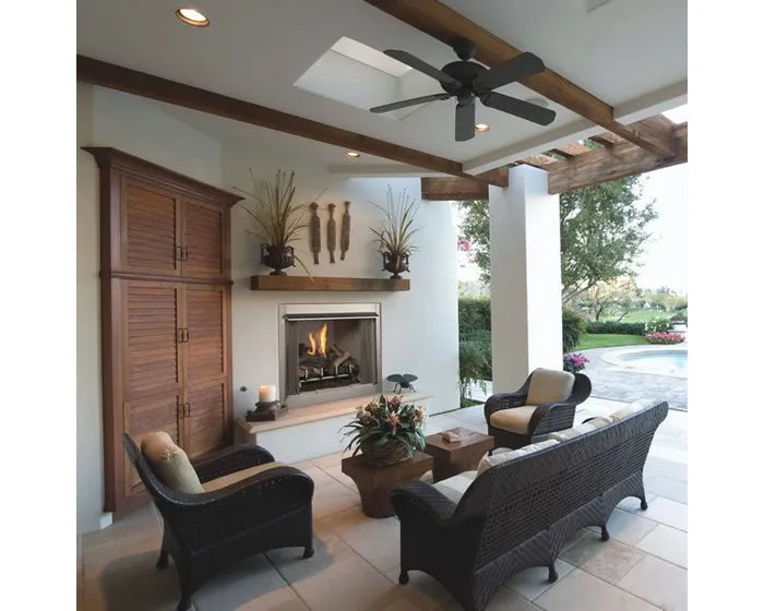 42 Inch Vent-Free Outdoor Gas Fireplace - VRE3242 - Perfect for Patios, Decks, and Backyard Gatherings