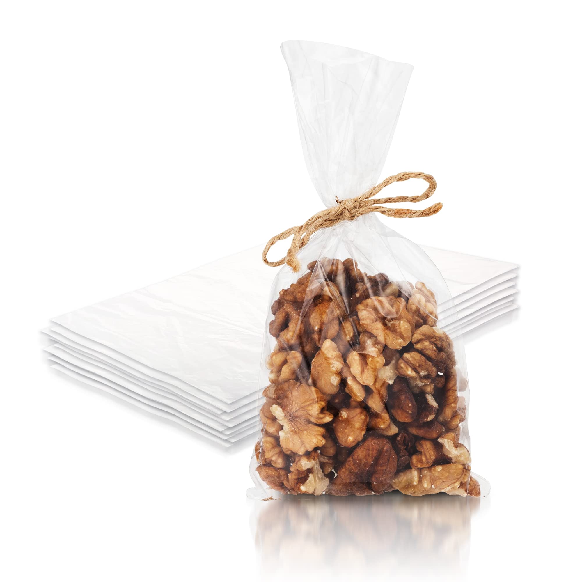 4x2x12 Inch Clear Poly Bags - 1000 Pack Side Gusseted Leak-Proof Packaging Bags for Gifts, Favors, Fruits, Grains & Coffee Beans | Perfect for Food Storage, Retail Display & Shipping Protection
