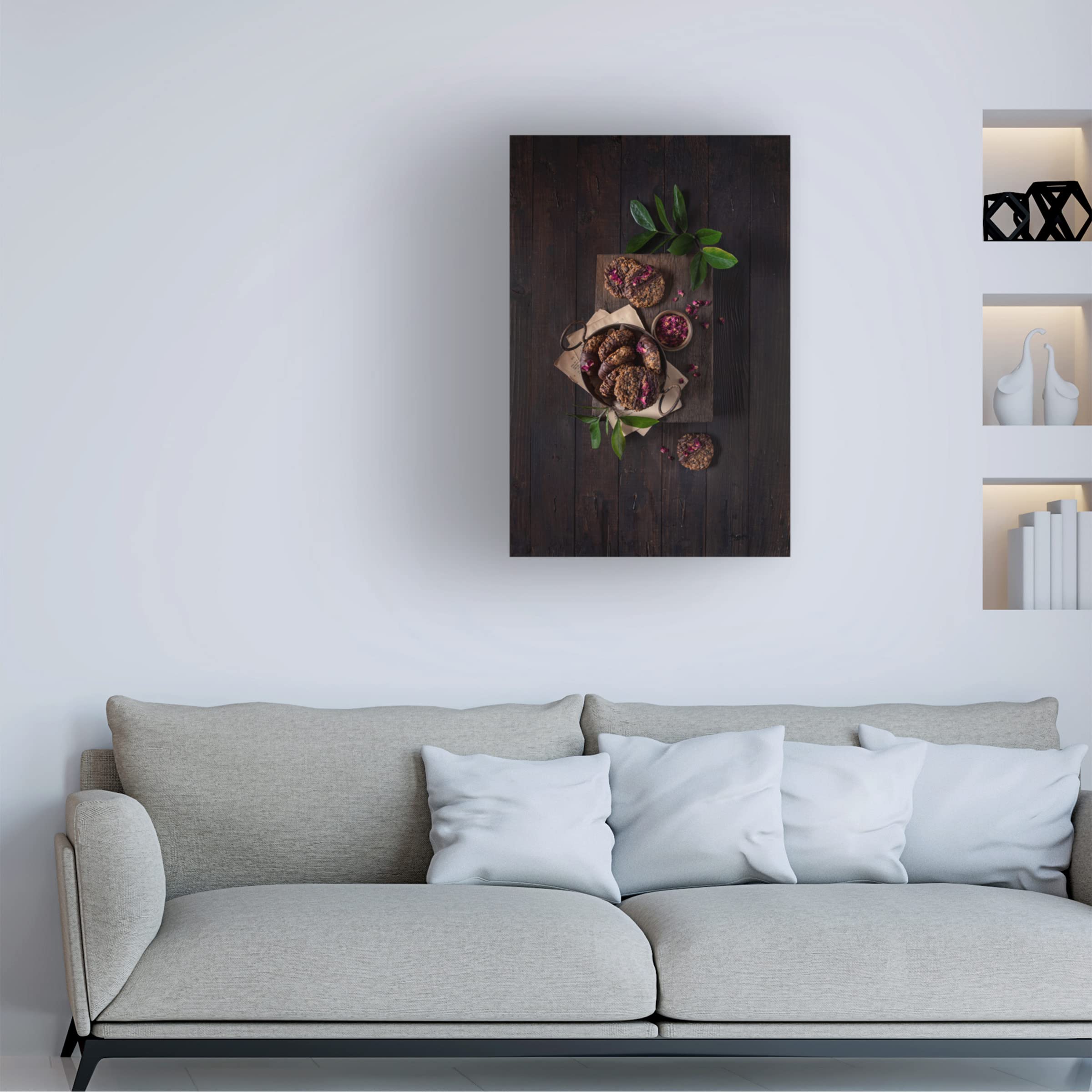 Trademark Fine Art '4 Ingredient Breakfast Cookies' Canvas Wall Art by Diana Popescu - Perfect for Kitchen Decor & Breakfast Nook Inspiration