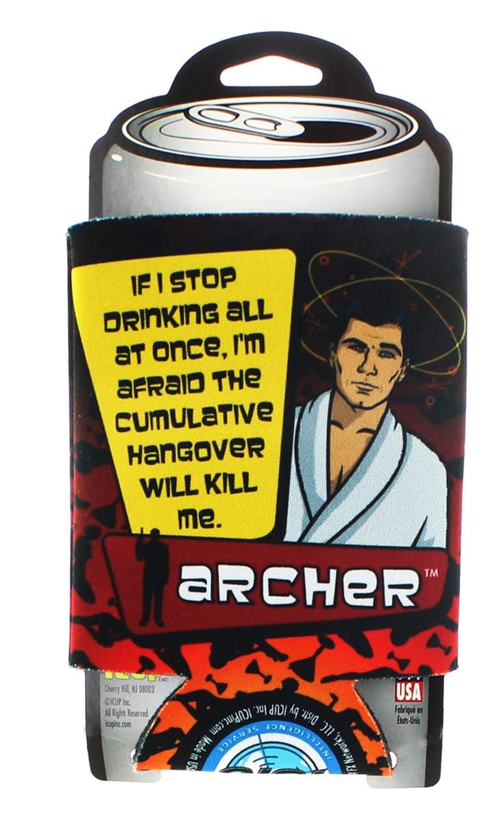 Archer 'If I Stop Drinking' Insulated Beer Can Cooler - Keep Drinks Cold for Hours, Perfect for Parties, BBQs & Outdoor Adventures
