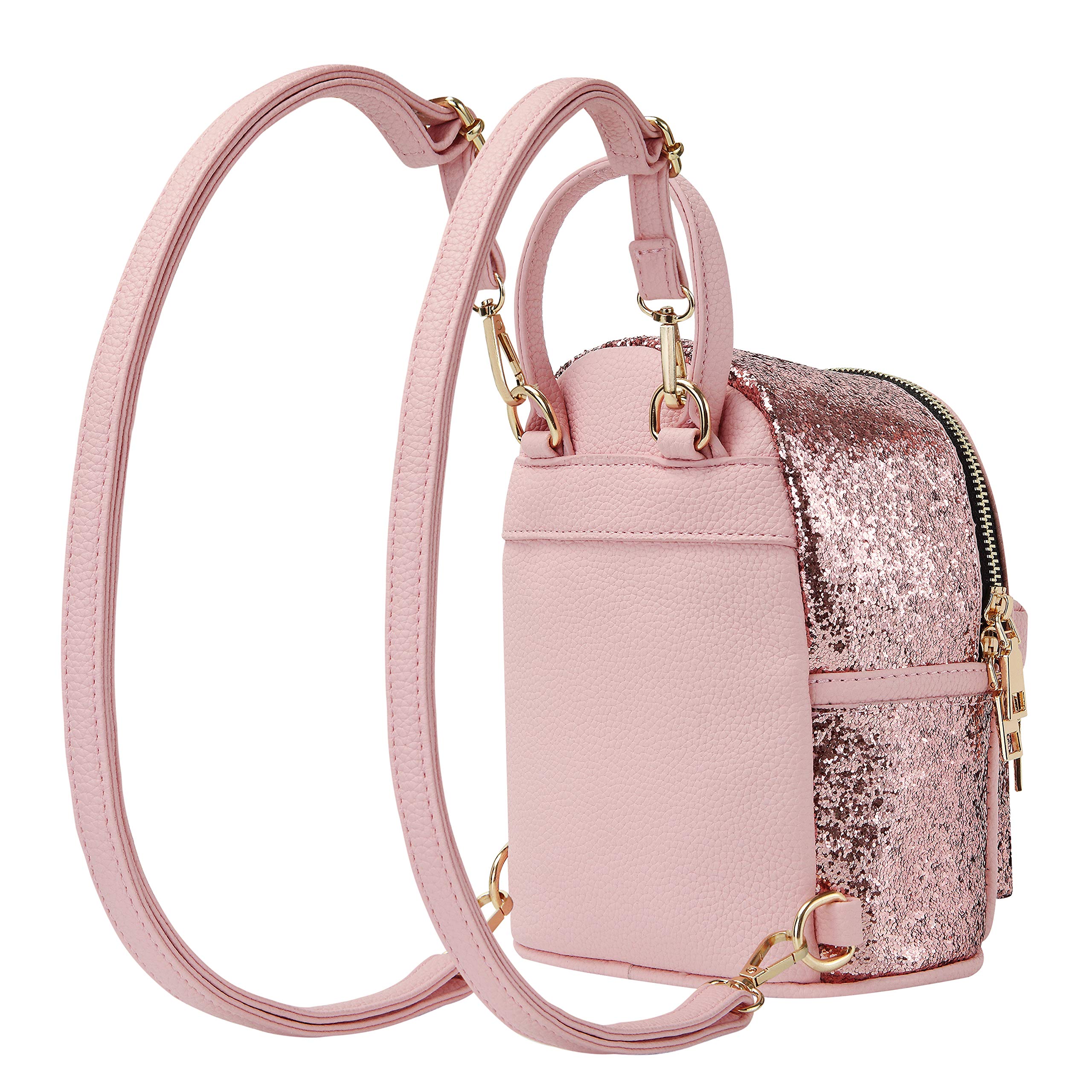 Sparkly Girls Mini Travel Backpack - Cute Kids School Bag with Shiny Rhinestones, Lightweight Daypack for School, Travel & Playdates | Perfect for Preschool, Day Trips & Birthday Gifts