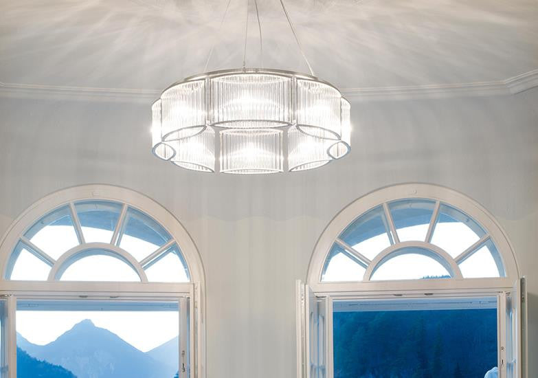 Clara Chandelier - Elegant Crystal Ceiling Light Fixture for Dining Room, Living Room & Bedroom | Perfect for Home Decor & Interior Design