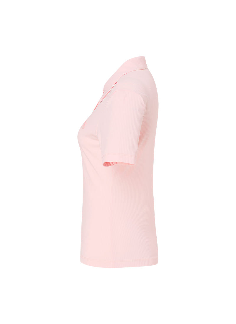 Men's Ribbed Polo Short Sleeve Shirt - Comfortable Stretch Cotton Blend for Casual Wear - Perfect for Golf, Office & Summer Outings