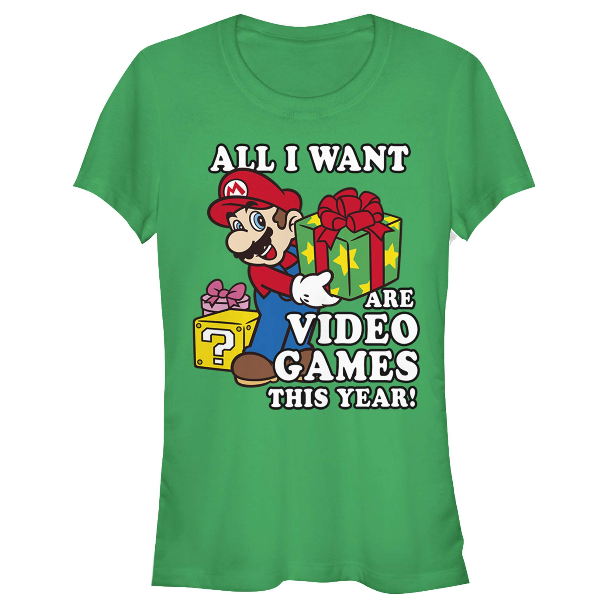Nintendo Christmas Mario Video Games T-Shirt for Kids - Fun Holiday Gift for Young Gamers | Perfect for Christmas Parties & Gaming Events