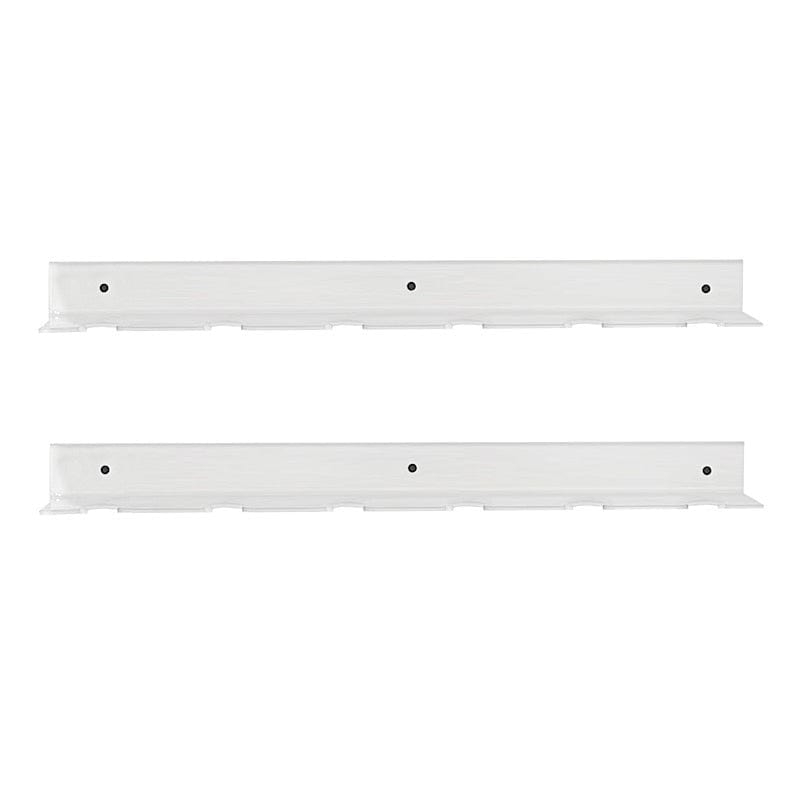 2-Pack Clear Acrylic Wall Mounted Wine Glass Rack - Holds 21 Glasses, Perfect for Champagne Flutes & Stemware - Ideal for Kitchen, Bar, or Dining Room Storage