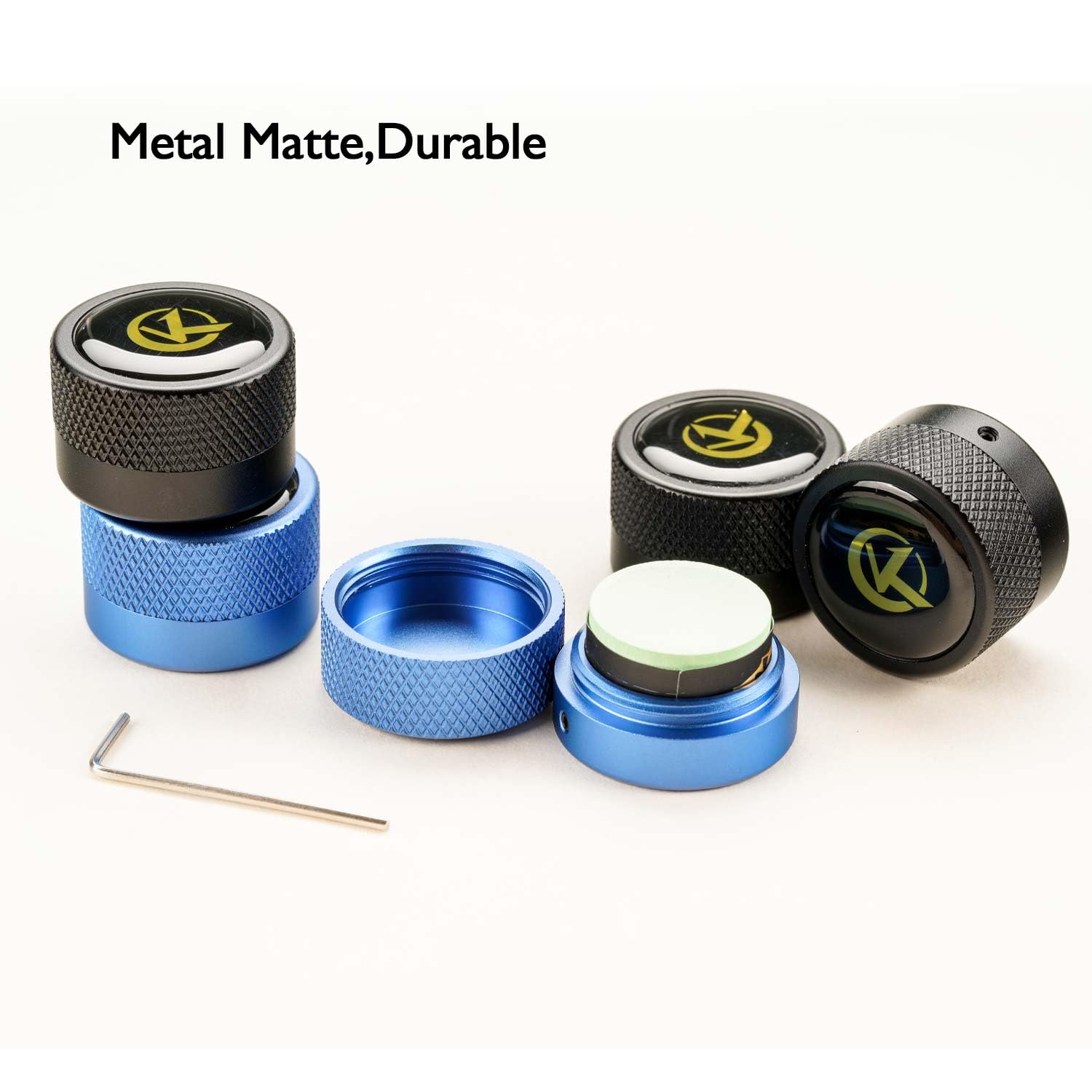 Premium Portable Metal Magnetic Pool Cue Chalk Holder - Round & Square Options for Billiard, Snooker & Pool Accessories | Perfect for Home Game Rooms, Bars & Professional Tournaments