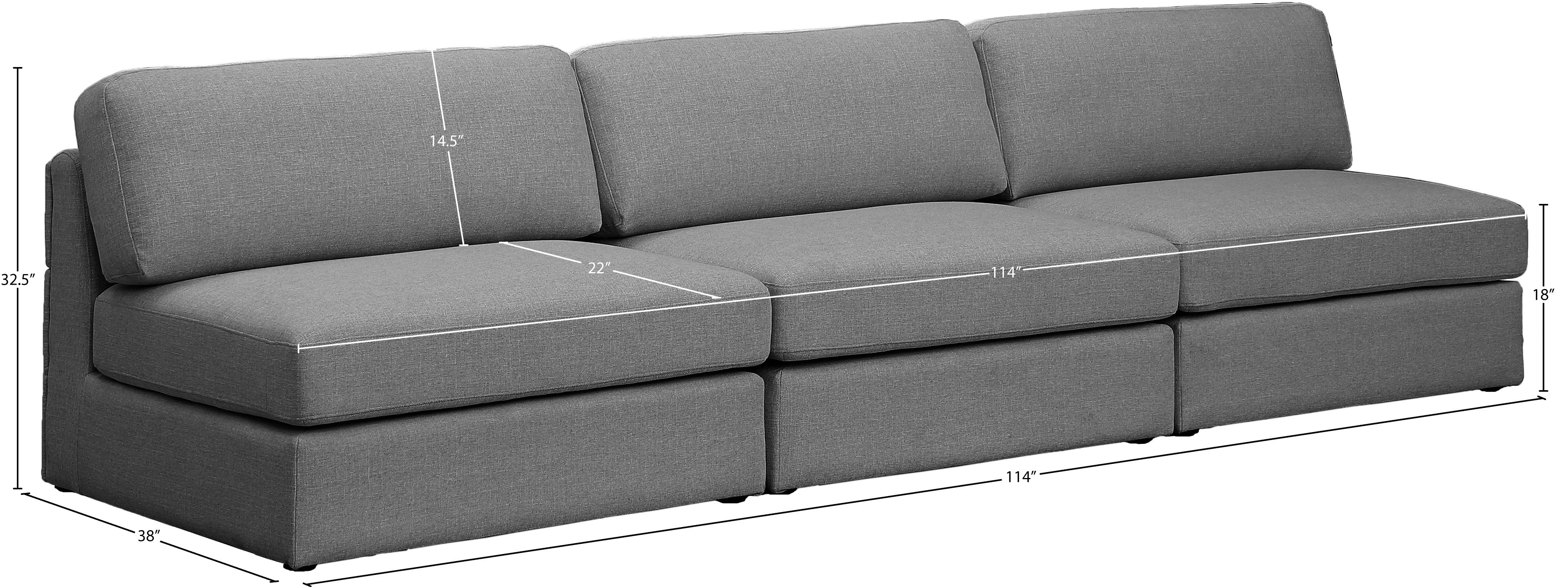 Beckham Durable Linen Textured Fabric Modular Sofa Set - Modern Sectional Couch for Living Room, Lounge & Home Theater | Comfortable & Stylish Furniture for Family Gatherings