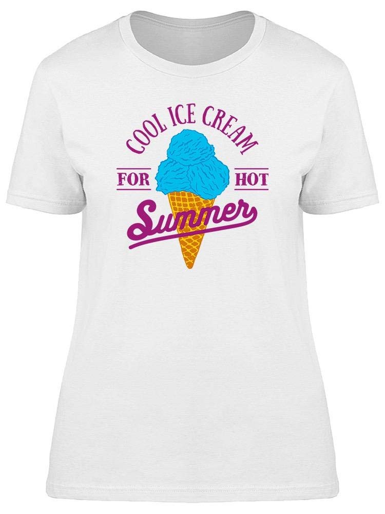 Cool Summer Ice Cream Graphic T-Shirt for Women - Casual & Fun Tee for Beach, Parties & Everyday Wear