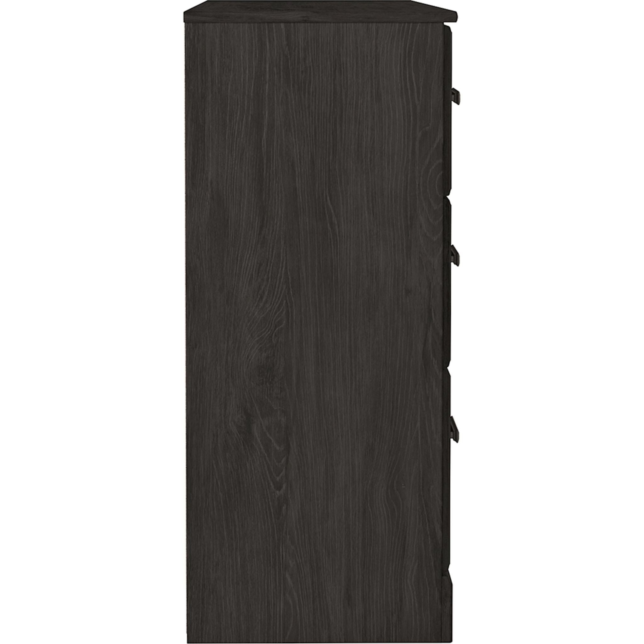 Belachime 6-Drawer Dresser - Black Wooden Chest of Drawers for Bedroom & Closet Storage Organization