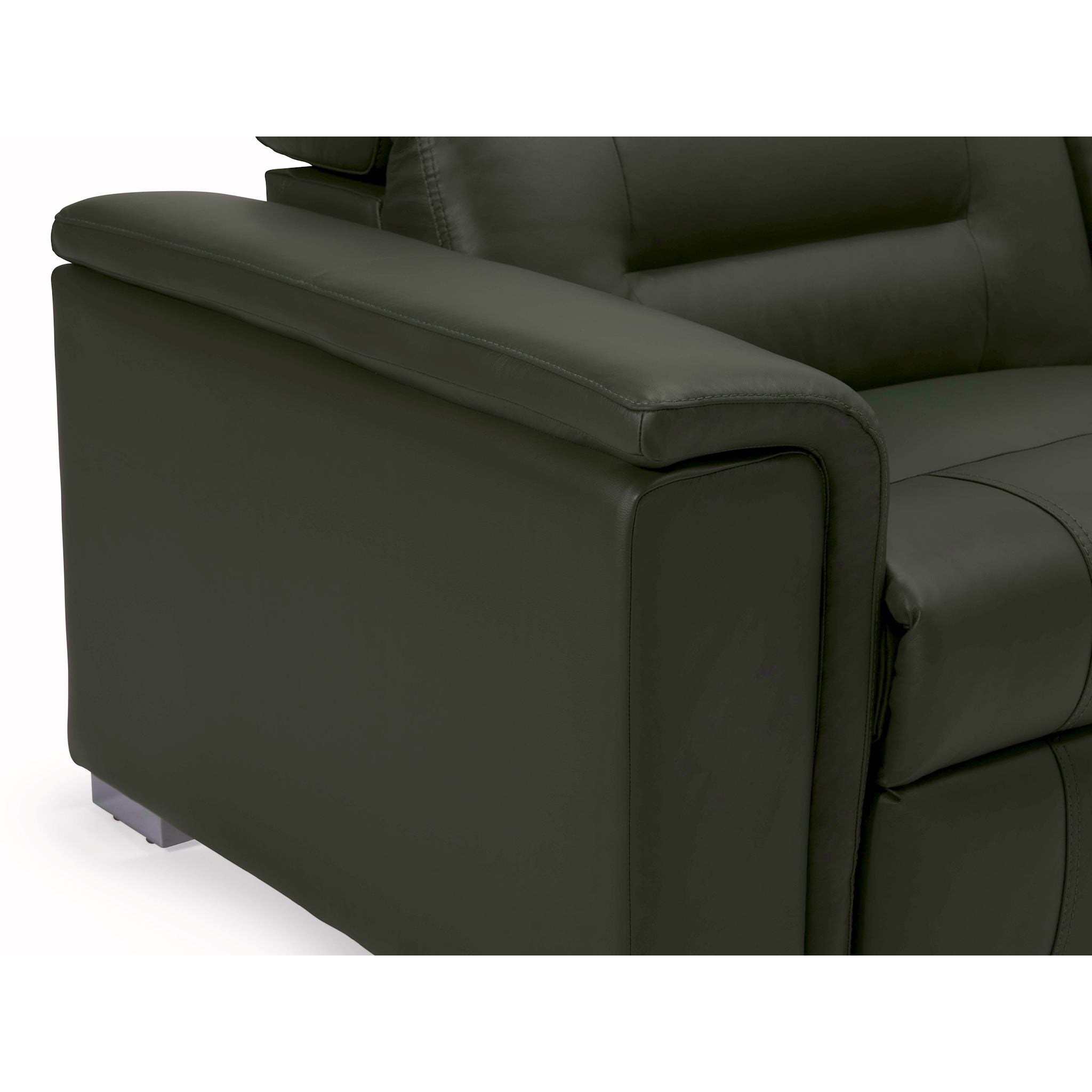 4-Piece Power Reclining Sectional Sofa with USB Ports - Modern L-Shaped Leather Living Room Couch for Home Theater & Family Gatherings
