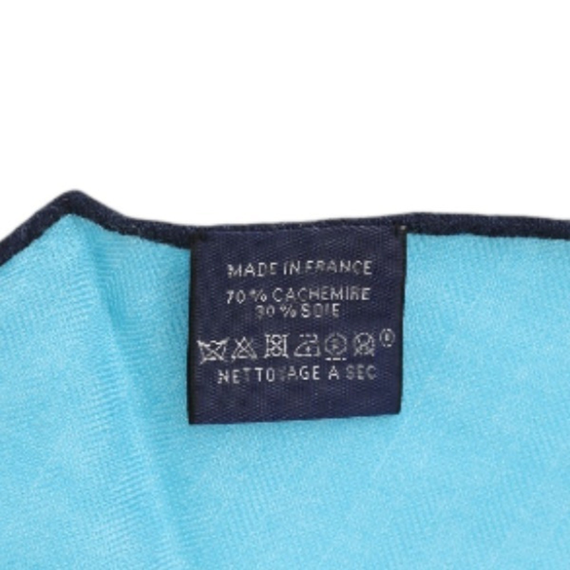 Luxury Blue Silk Cashmere Blend Scarf for Women - Soft Winter Fashion Accessory - Perfect for Office, Travel & Special Occasions