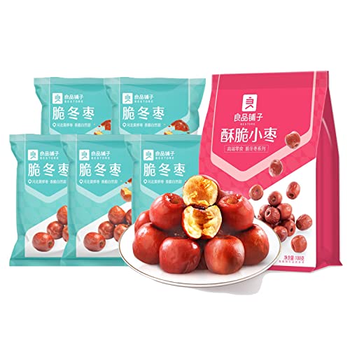 BESTORE Crispy Seedless Jujube Dates - Natural Sweet Winter Snacks, 6 Pack - Perfect for Healthy Snacking, Office Treats & Gift Boxes