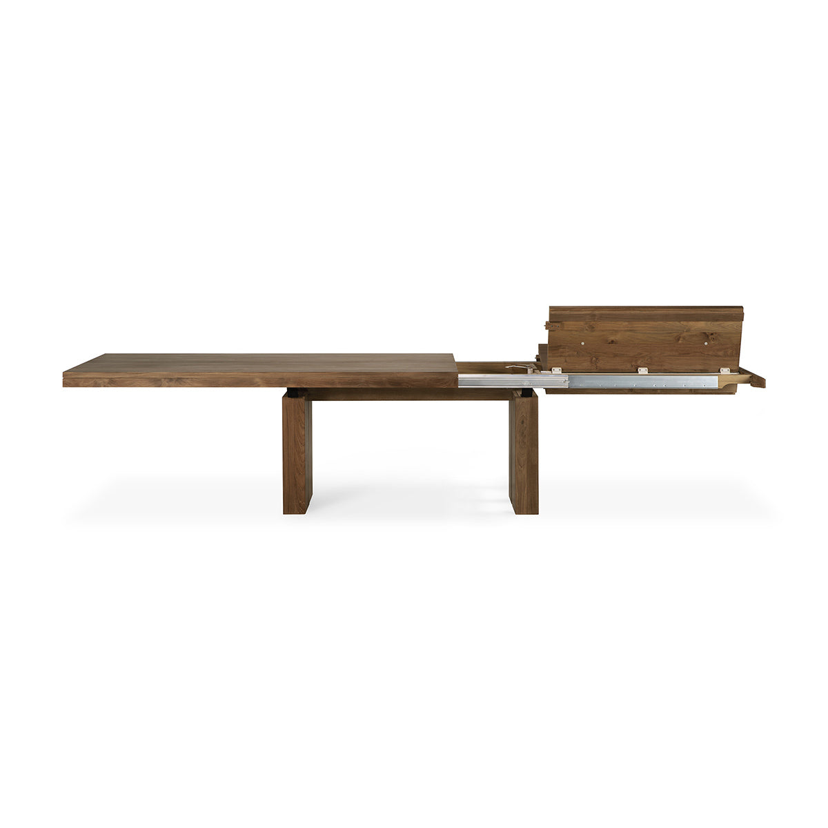 Extendable Dining Table for 6 to 10 People - Solid Wood Expandable Table with Butterfly Leaf - Perfect for Small Spaces & Dinner Parties