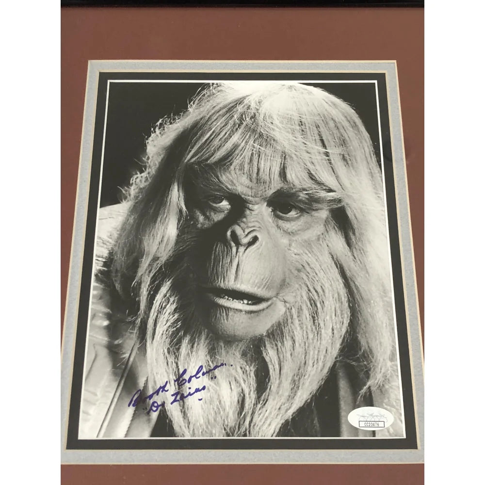 Booth Colman Signed 8x10 Photo with JSA COA - Framed Autograph from Planet of the Apes - Perfect for Movie Memorabilia Collectors & Sci-Fi Fans