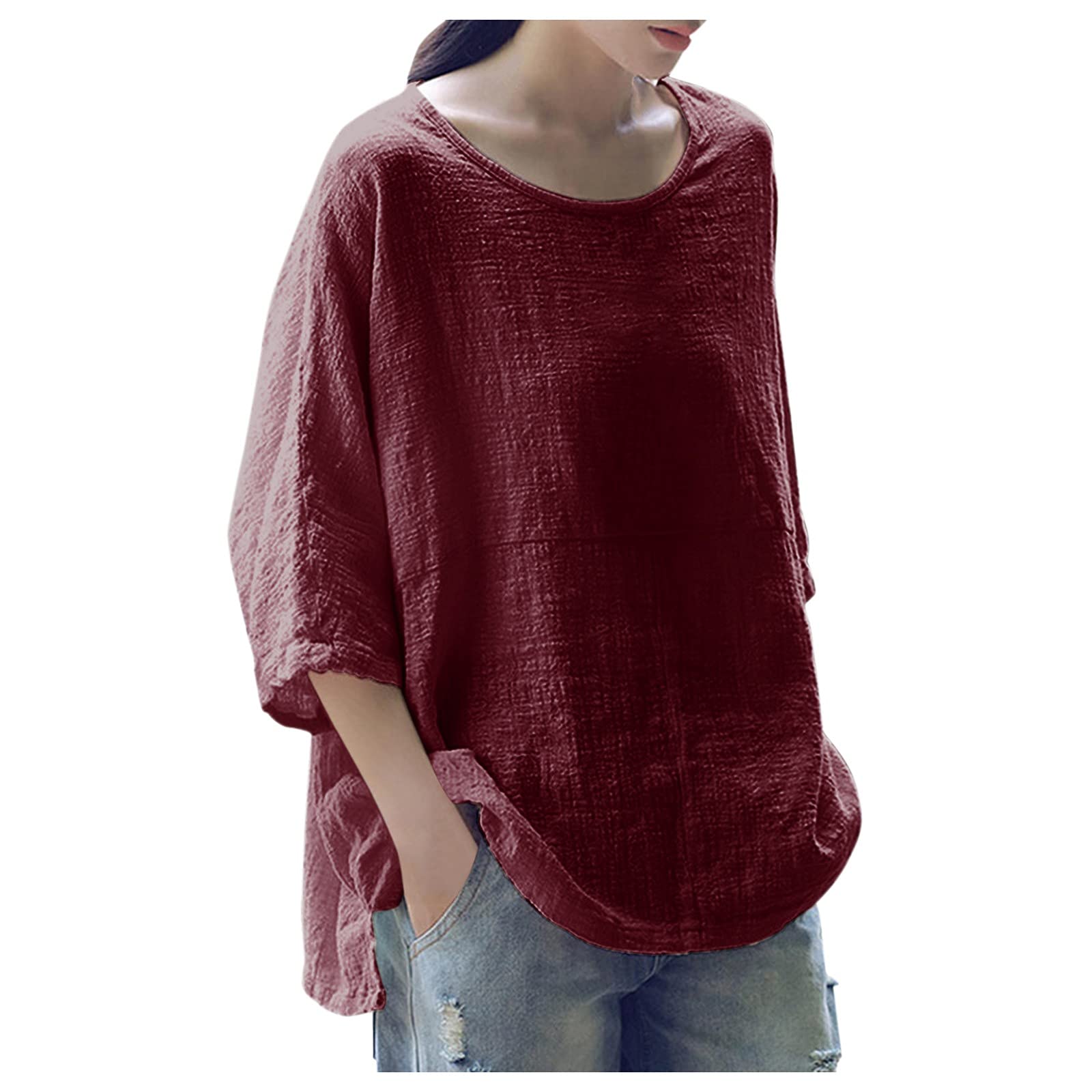 Women's Stylish Cotton Blend Long Sleeve Thermal Shirt - Comfortable & Warm for Winter, Fall, and Layering Outfits