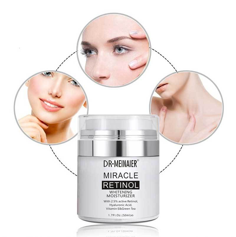 Best Retinol Moisturizing Cream for Face - Anti-Aging Night Cream to Shrink Pores & Restore Skin - Perfect for Dry Skin & Wrinkle Reduction - Ideal for Nighttime Skincare Routine
