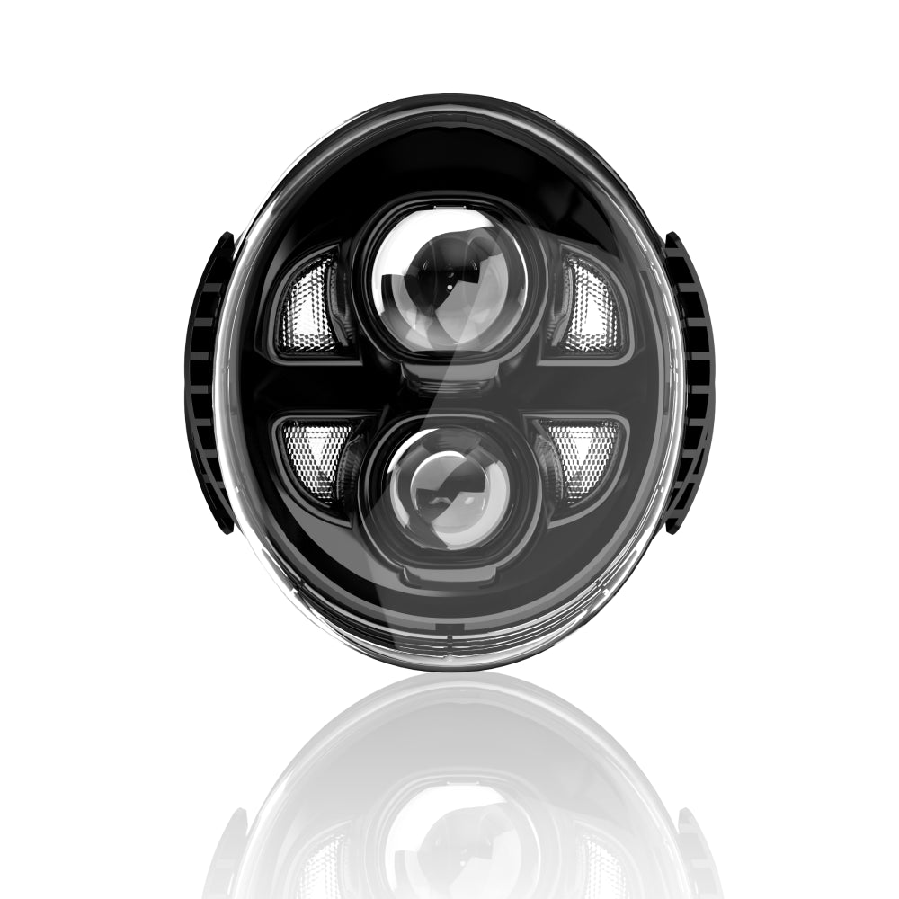 High-Performance LED Headlight with High/Low Beam & DRL for Harley Davidson VRSCAW V-Rod Breakout - Perfect for Night Riding & Enhanced Visibility