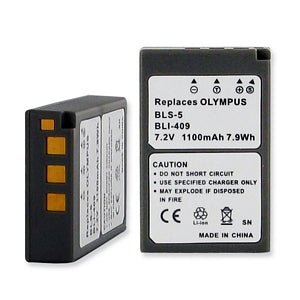 Olympus BLS-5 7.2V Replacement Battery for Digital Cameras - Perfect for Travel Photography & Outdoor Adventures