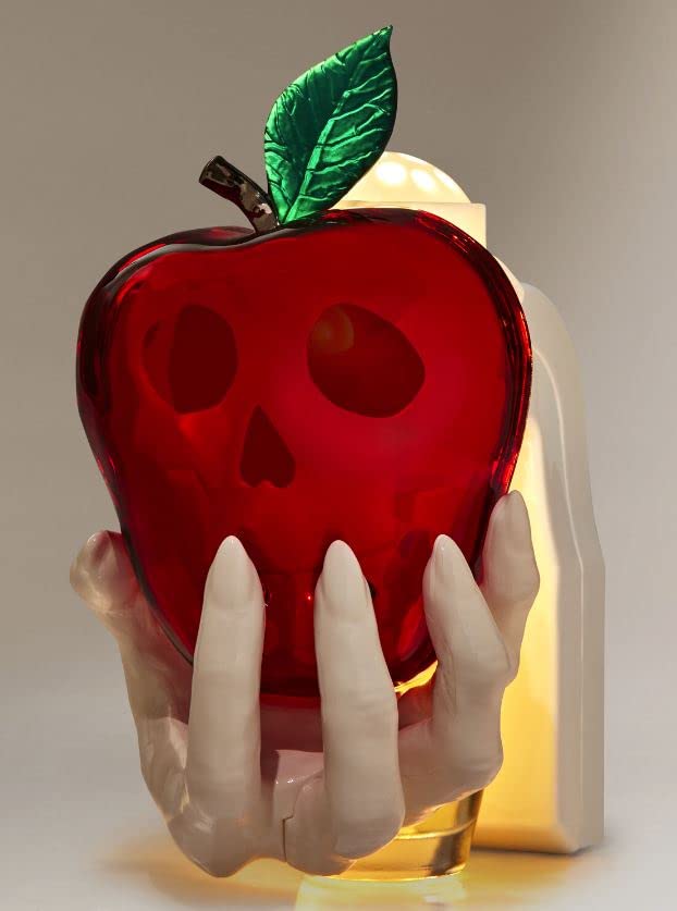 Evil Apple Nightlight Wallflowers Fragrance Plug in Red - Halloween Decor, Home Scent Diffuser for Bedroom, Bathroom & Living Room