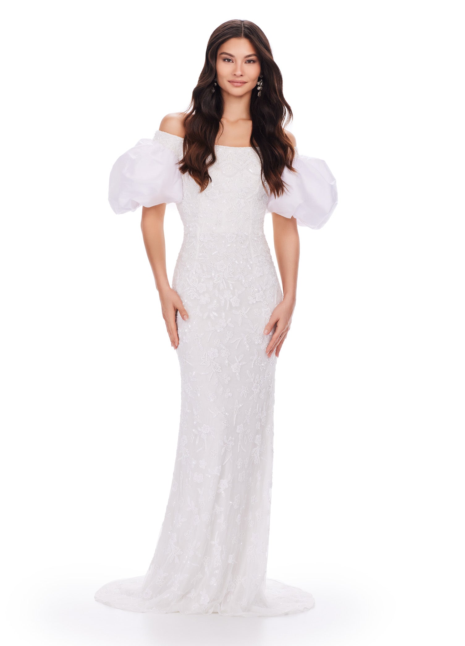 ASHLEYlauren 11432 Women's Elegant Floral Summer Dress - Perfect for Beach Vacations, Weddings & Date Nights