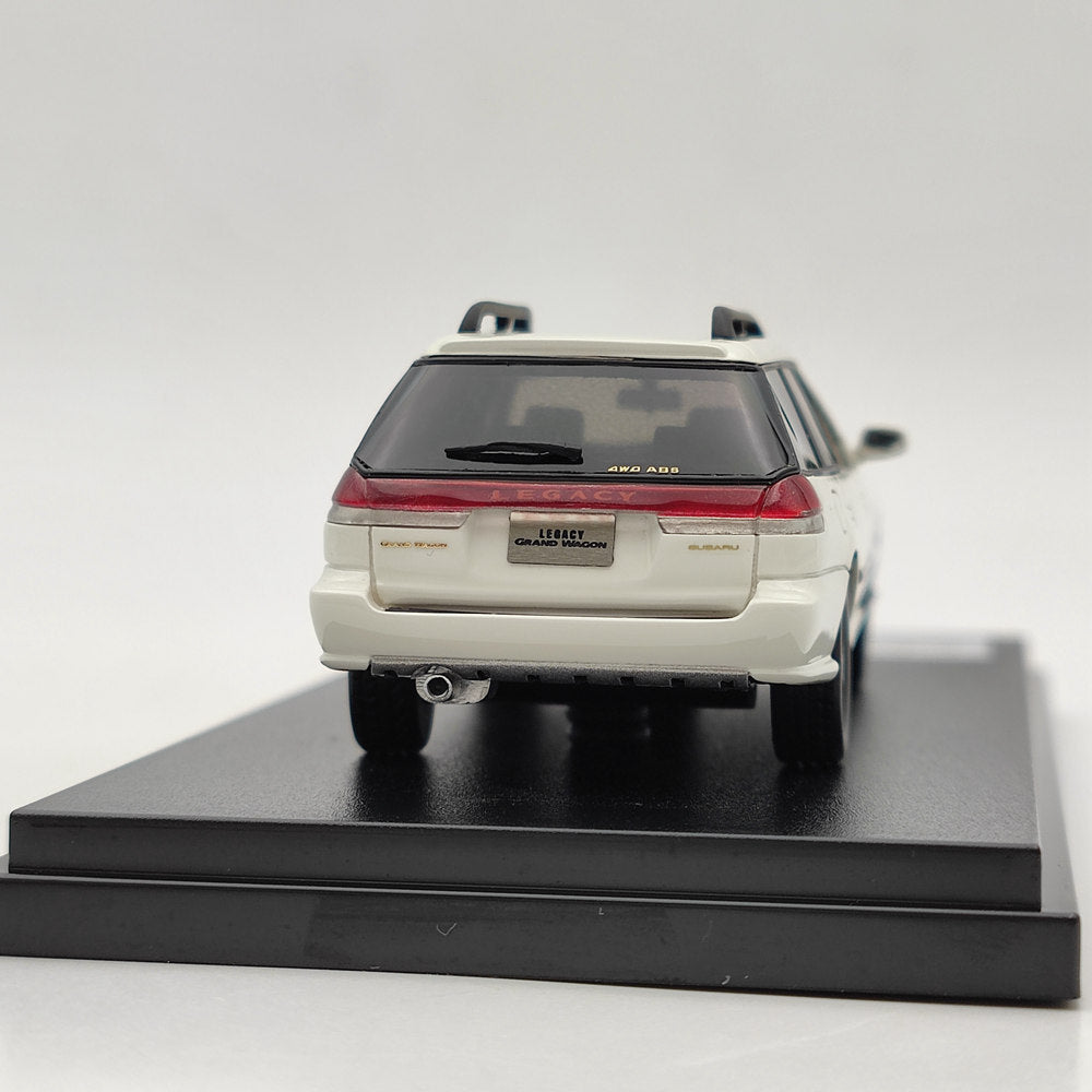 1/43 Subaru Legacy Grand Wagon 1996 White Resin Model Car - Collectible Diecast Vehicle for Adults, Perfect Gift for Car Enthusiasts - Display for Home, Office, or Car Show Collection