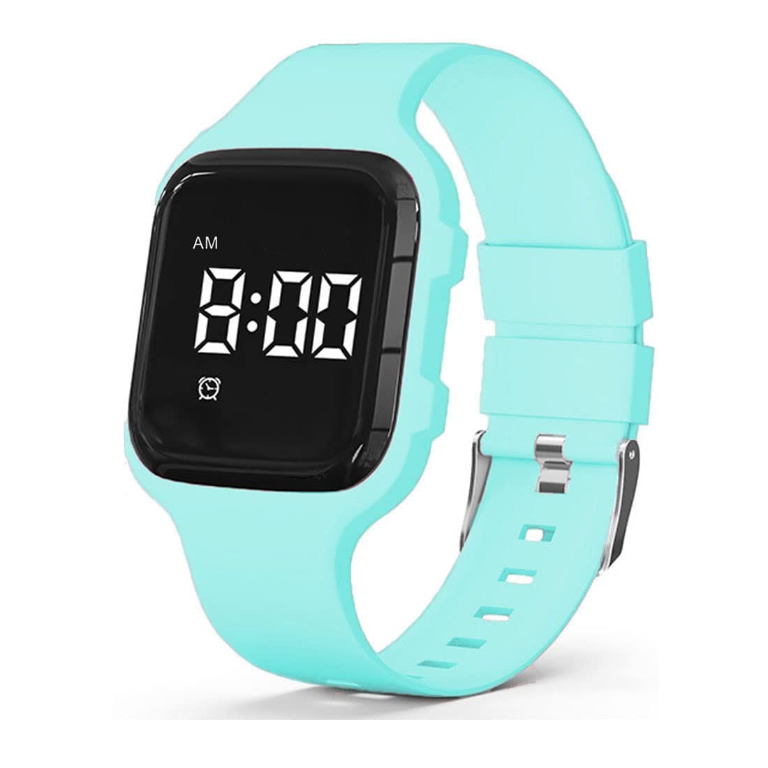 Vibrating Alarm Watch for Potty Training & Medical Reminders - Water Resistant Timer Watch with Silent Vibration (Light Green) | Ideal for Kids, Elderly Care & Special Needs