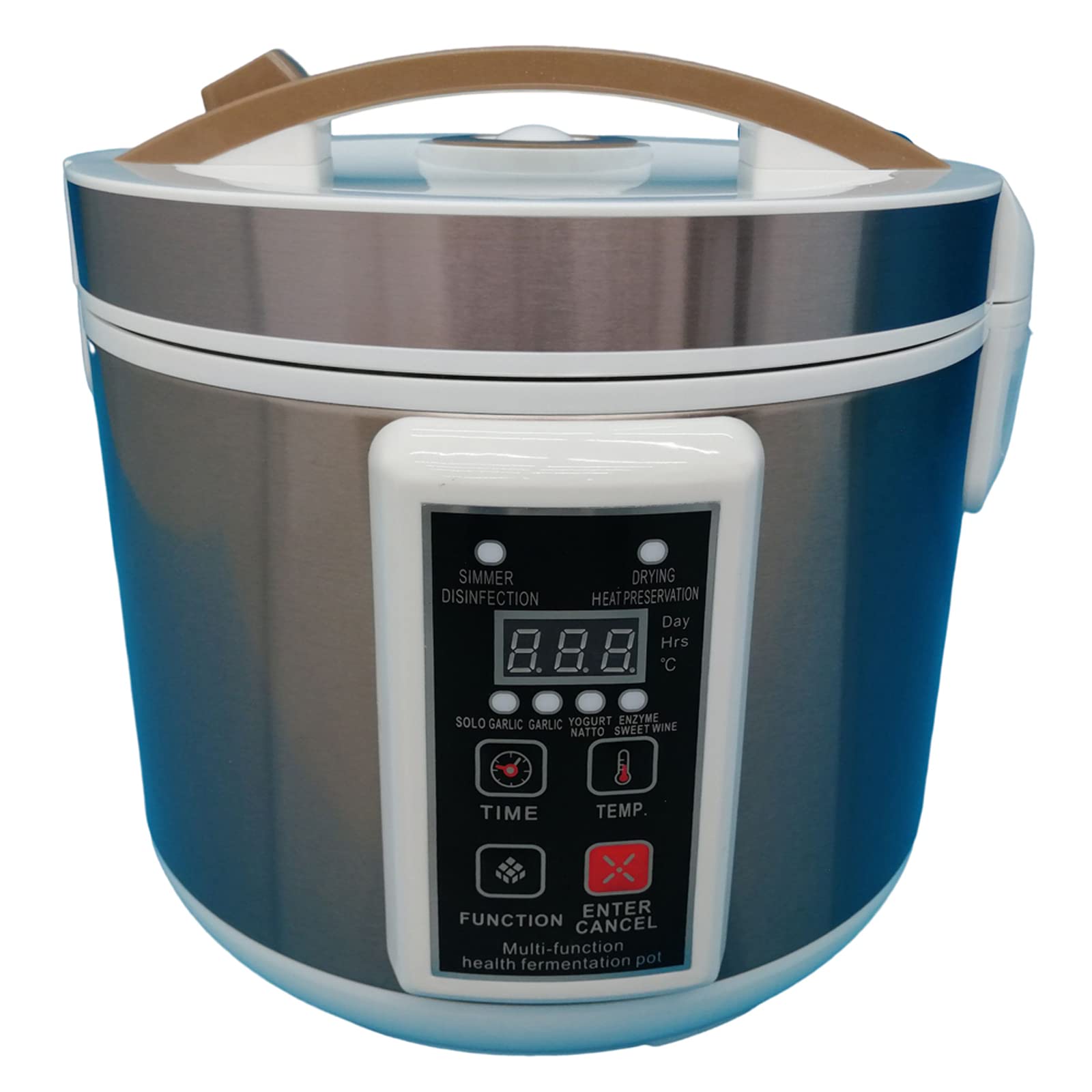 TECHTONGDA 6L Black Garlic Fermenter - Multi-Functional Automatic Fermentation Box for Black Garlic, Sweet Rice Wine, Yogurt & Natto - 110V Smart Control Appliance - Perfect for Home Kitchens & Healthy Food Preparation