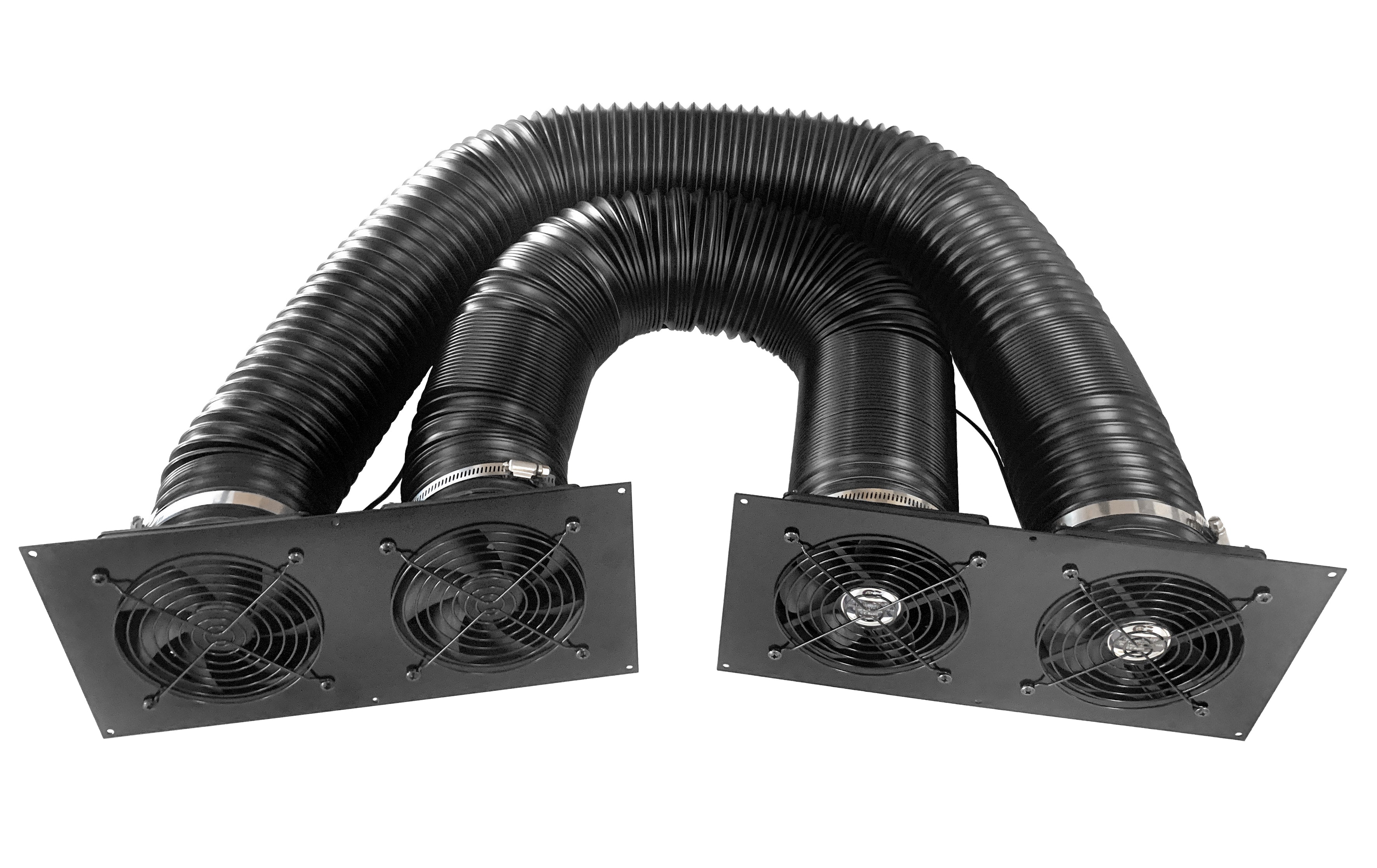 11 Inch Fan Mounting and Ducting Kit - Heavy Duty Ventilation System for Grow Tents, Greenhouses & Home Cooling - Easy Installation & Durable Design